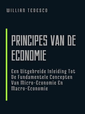 cover image of Principes Van De Economie